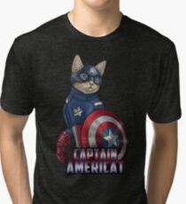 Camiseta de tejido mixto Capitán Americat