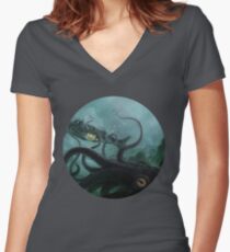The Nautilus Women's Fitted V-Neck T-Shirt