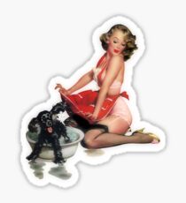 Pin up Girl Sticker