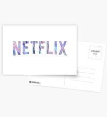 Lila Netflix Postkarten
