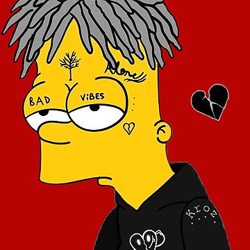 Bart Xxxtentacion Greeting Card for Sale by Kevin Trace Shop