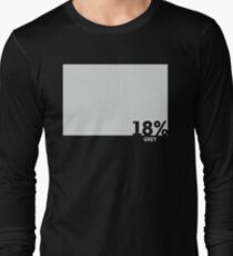 18% Grey Test Tee Long Sleeve T-Shirt