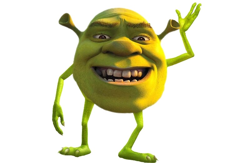 "Shrek Wazowski" Studio Pouches by GreedRetro | Redbubble