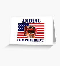 Animal for President Greeting Card