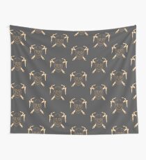 Skull and Cross Axes Wall Tapestry