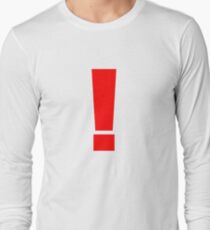 Red Exclamation Long Sleeve T-Shirt