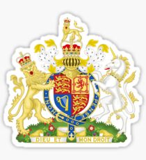 Royal Coat of Arms for the United Kingdom Sticker