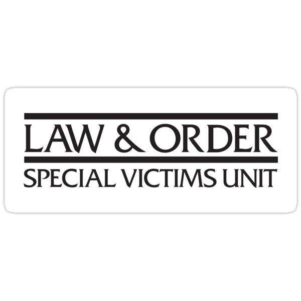 "Law & Order SVU" Stickers by sarafriedmann | Redbubble