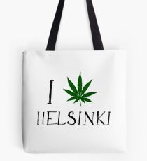 Finland Helsinki Weed Tote Bag