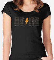 ACDC - Back in Black Fitted Scoop T-Shirt