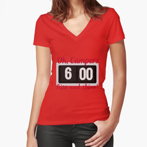 Ok, Campers. Fitted V-Neck T-Shirt