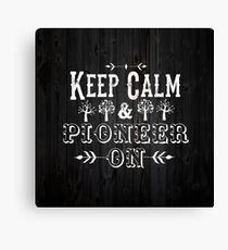 Pioneer On Canvas Print