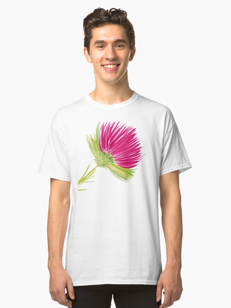 Alternate view of Brilliant Thistle Classic T-Shirt