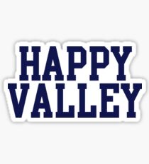 glückliche Valley Navy Varsity Sticker