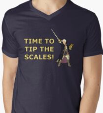 ROBIN | Super Smash Taunts | Time to tip the scales! Men's V-Neck T-Shirt