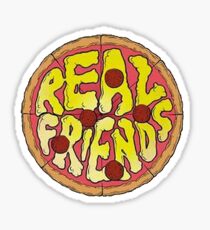 Real Friends Pizza Logo Sticker