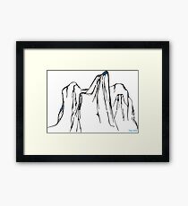 THAR Hills Framed Print