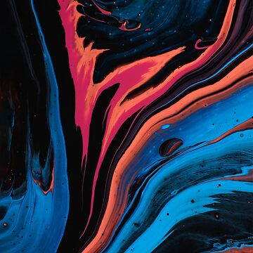 Artwork thumbnail, Abstarct marbling red and blue art design by Butterfly-Dream