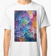 Rainbow Flow Abstraction Classic T-Shirt