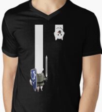 Undertale Lesser dog Men's V-Neck T-Shirt