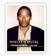 O.J. Simpson Sticker
