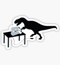 The Sewing Dino Sticker