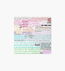 The Office Quotes Art Board