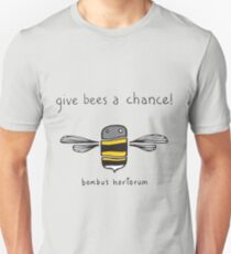 Give bees a chance! Unisex T-Shirt