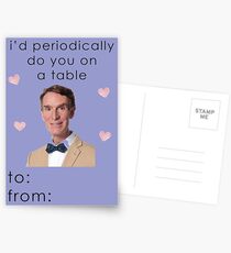 Bill Nye the Science Guy Valentine Card Postcards
