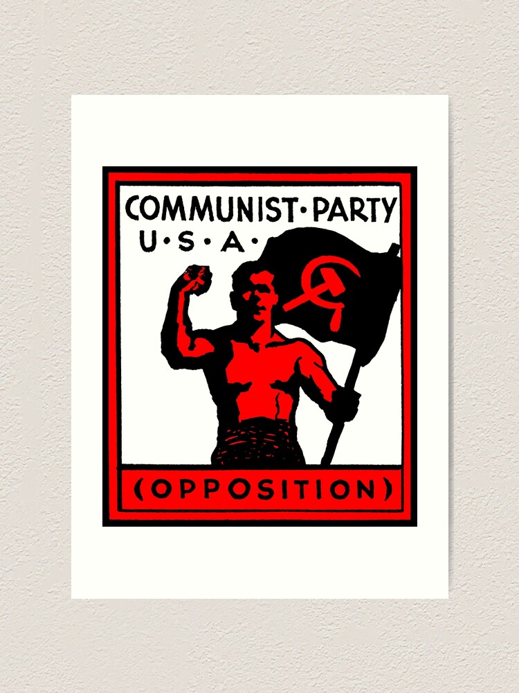Alternate view of Communist Party USA Art Print