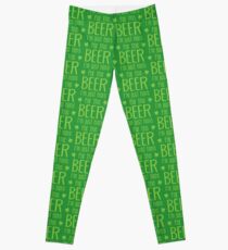 Ich bin nur hier für das Bier! lustiger Kleeblatt ST PATRICKs Tagesentwurf Leggings