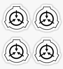 SCP Logo- Pack of 4 stickers Sticker