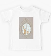 White rococo magic mirror fairy lights bokeh Kids Tee