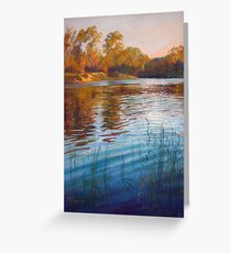 'Evening Reflections' - Goulburn River Greeting Card
