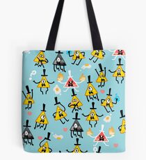 Bill Cipher + Eggs Tote Bag