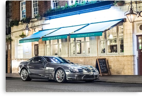 chrome mercedes benz slr