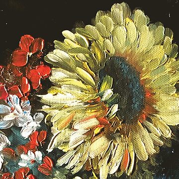 Artwork thumbnail, Sunflower Love by artbydelfineart