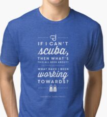 The Office - Creed Bratton If I Can't Scuba Tri-blend T-Shirt