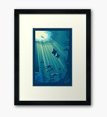 Deep Blue Framed Print