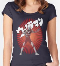 UltraMan Japanese Fun Time Women's Fitted Scoop T-Shirt