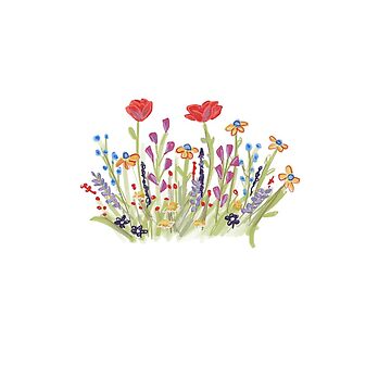 flower garden  Sticker for Sale by jordansaufley