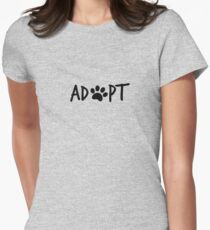 ADOPT! Women's Fitted T-Shirt