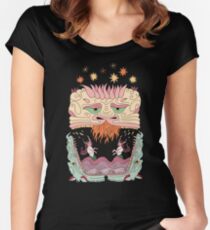 Camiseta entallada de cuello redondo Dragones y sirenas