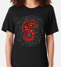 Shadowrun S - Old School Circuit Board Slim Fit T-Shirt