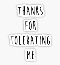 Valentines Day - Tolerate Sticker
