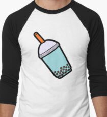 Bubble Tea Pattern Baseball ¾ Sleeve T-Shirt