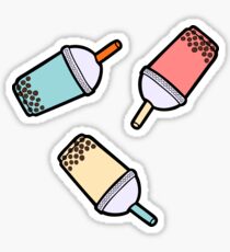 Bubble Tea Pattern Sticker