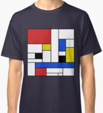 Camiseta clásica Líneas de Mondrian