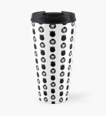 Alien Eggs- White and Black Travel Mug