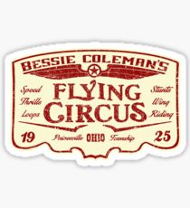 Bessie Coleman's Flying Circus Sticker